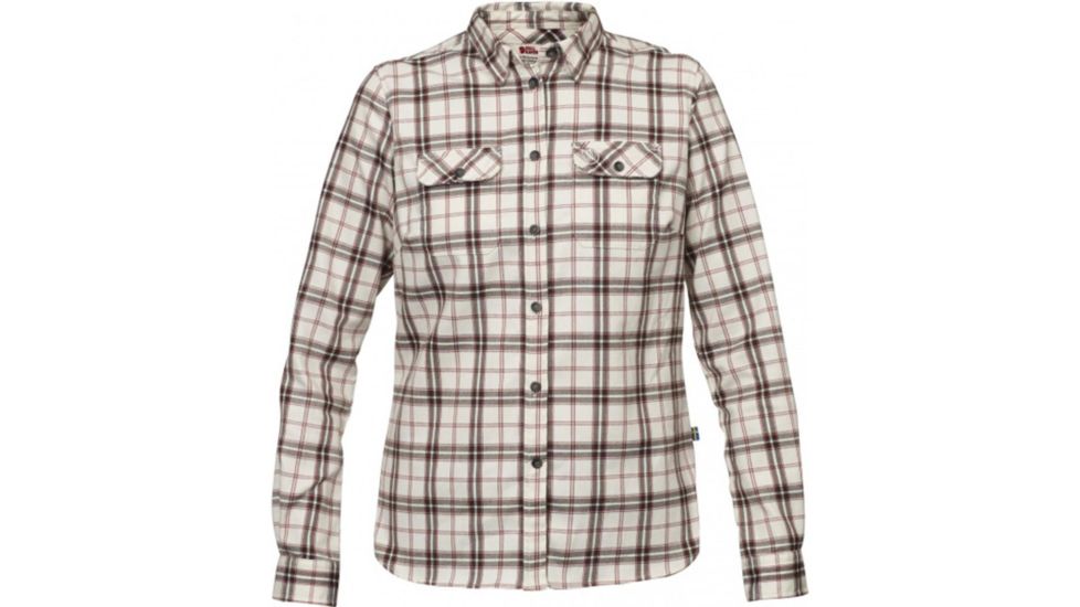 Fjallraven Fjllglim Stretch Shirt Long Sleeve - Womens, Chalk White, M, F89901-113-M