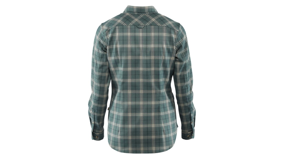 Fjallraven Fjallglim Stretch Shirt Long Sleeve - Womens, Frost Green, Medium, F89901-664-M