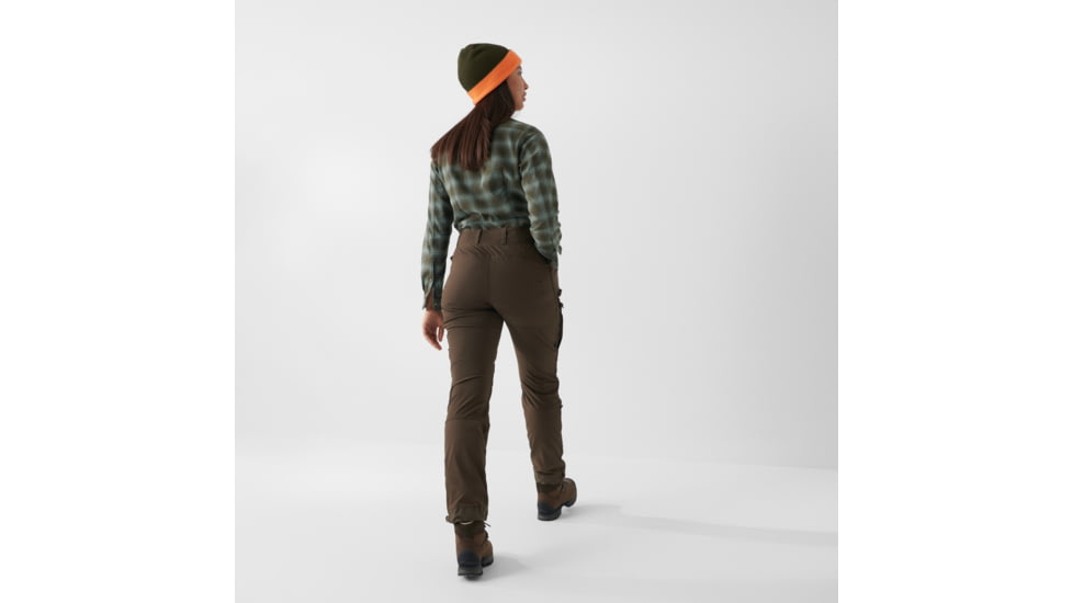 Fjallraven Forest Hybrid Trousers - Womens, Dark Olive, 36, Long, F86370-633-36/L