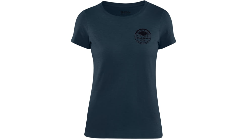 Fjallraven Forever Nature Badge T-Shirt - Womens, Navy, F89877-560-XL