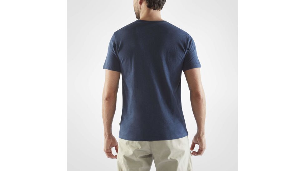 Fjallraven Forever Nature T-Shirt - Mens, Navy, Extra Large, F81951-560-XL