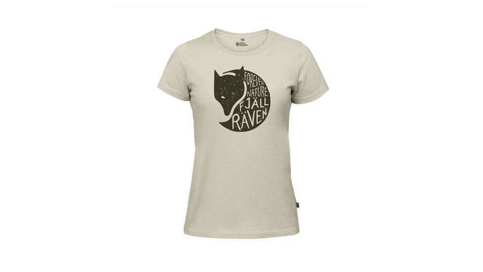 Fjallraven Forever Nature T-Shirt - Womens, Limestone, Small, F89958-217-S