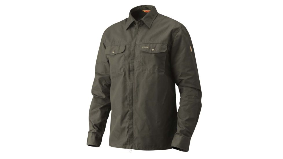 Fjallraven G-1000 Shirt - Men's-Dark Olive-XX-Large