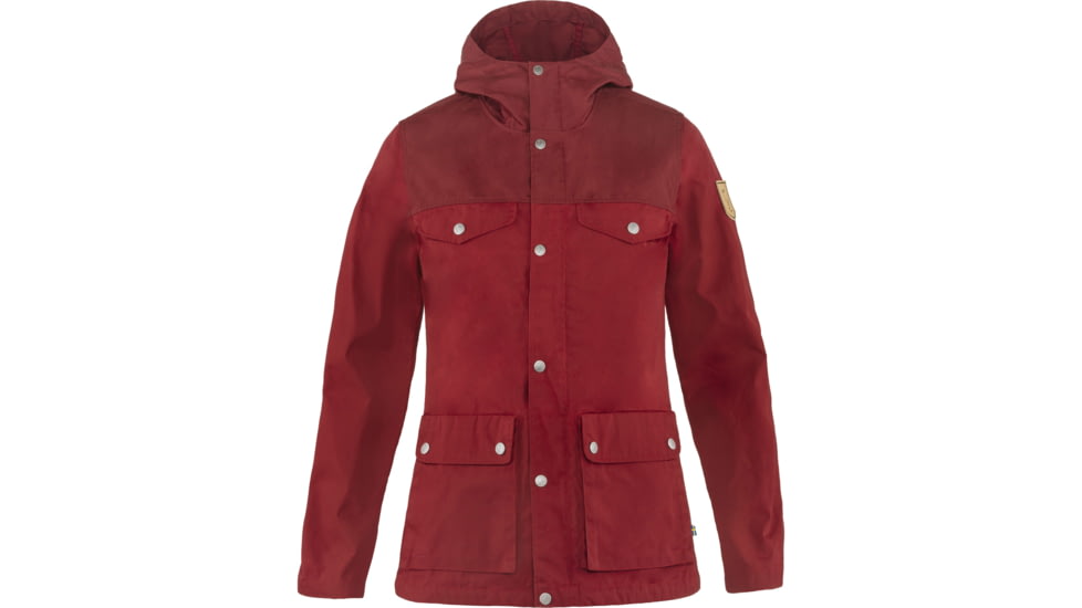 Fjallraven Greenland Jacket - Womens, Pomegranate Red/Bordeaux Red, Extra Small, F89997-346-347-XS
