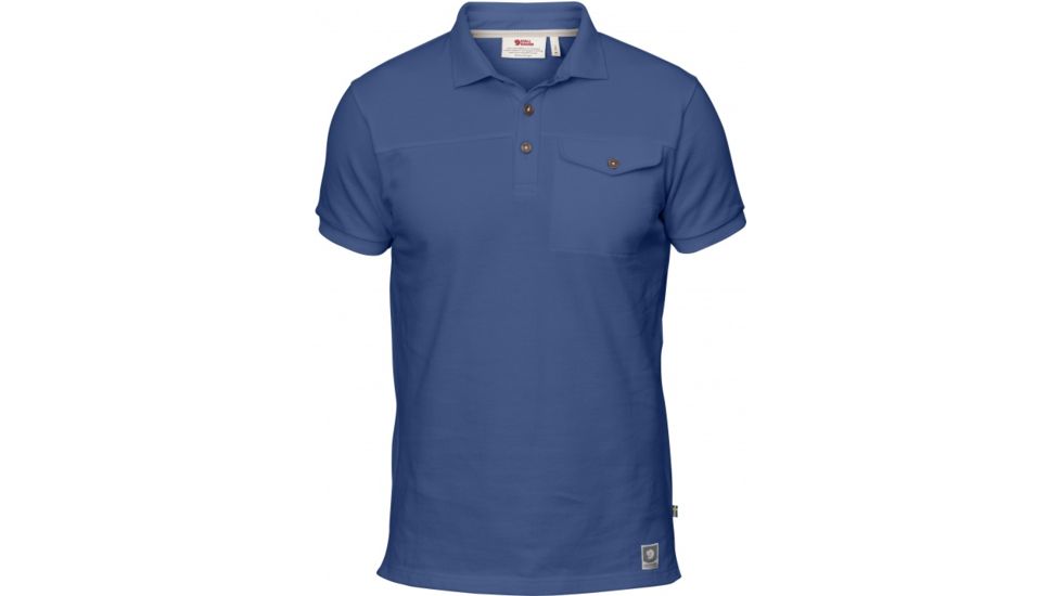 Fjallraven Greenland Polo Shirt Mens, Deep Blue, L F81514-527-L