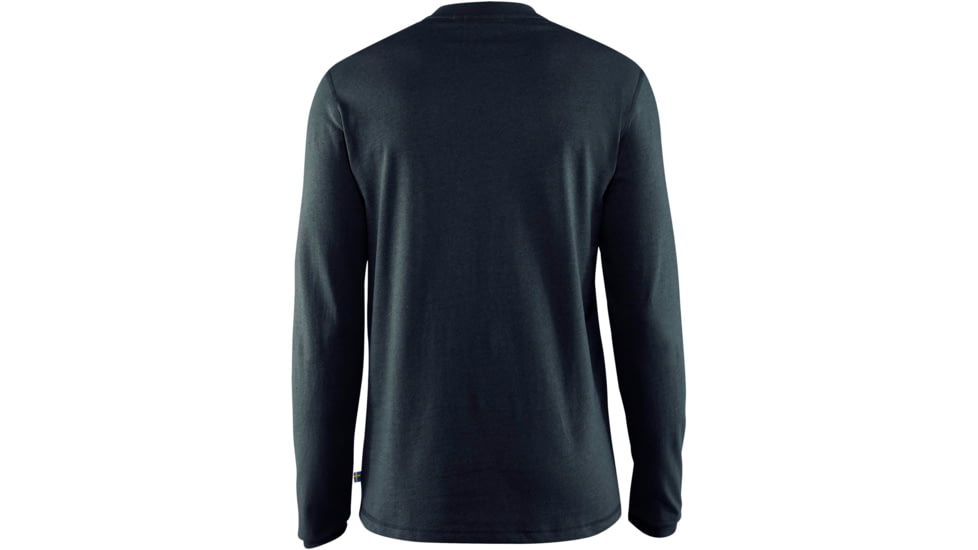 Fjallraven Greenland Re-Cotton Buttoned Long Sleeve - Mens, Dark Navy, Extra Small, F87213-555-XS
