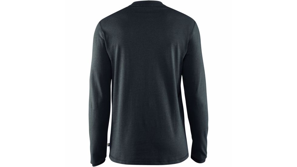 Fjallraven Greenland Re-Cotton Buttoned Long Sleeve - Mens, Dark Navy, Large, F87213-555-L