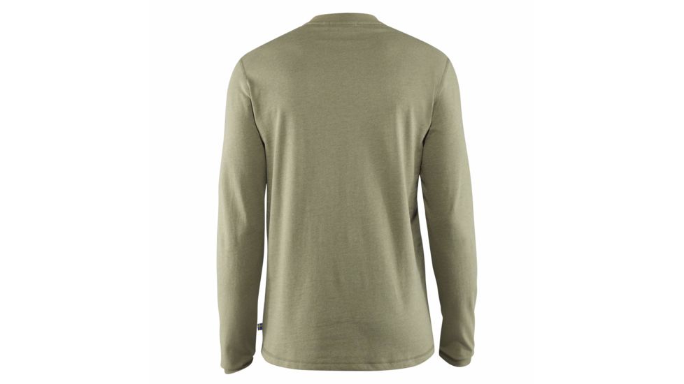 Fjallraven Greenland Re-Cotton Buttoned Long Sleeve - Mens, Green, Small, F87213-620-S