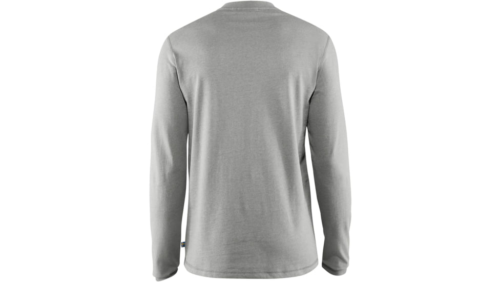 Fjallraven Greenland Re-Cotton Buttoned Long Sleeve - Mens, Grey, 2XL, F87213-20-XXL