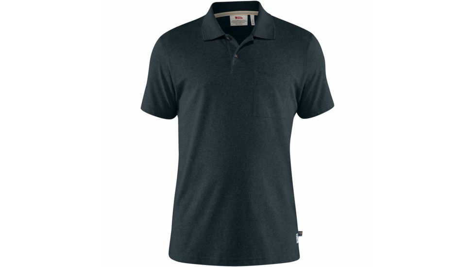Fjallraven Greenland Re-Cotton Polo Shirt - Mens, Dark Navy, 2XL, F87215-555-XXL