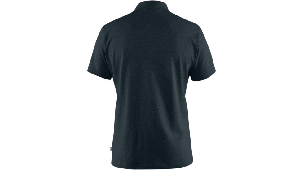 Fjallraven Greenland Re-Cotton Polo Shirt - Mens, Dark Navy, Large, F87215-555-L