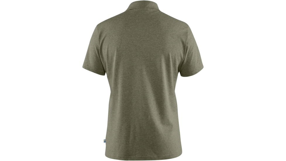 Fjallraven Greenland Re-Cotton Polo Shirt - Mens, Green, Small, F87215-620-S
