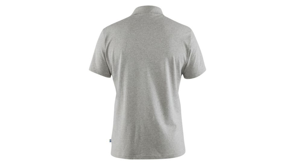 Fjallraven Greenland Re-Cotton Polo Shirt - Mens, Grey, Medium, F87215-20-M