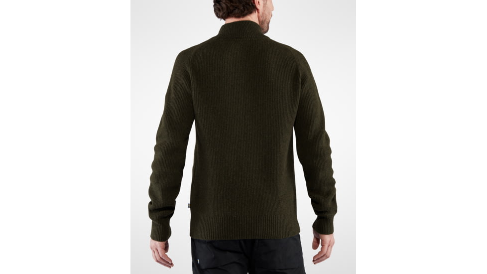 Fjallraven Greenland Re-Wool Cardigan - Mens, Dark, Small, F87226-356-S