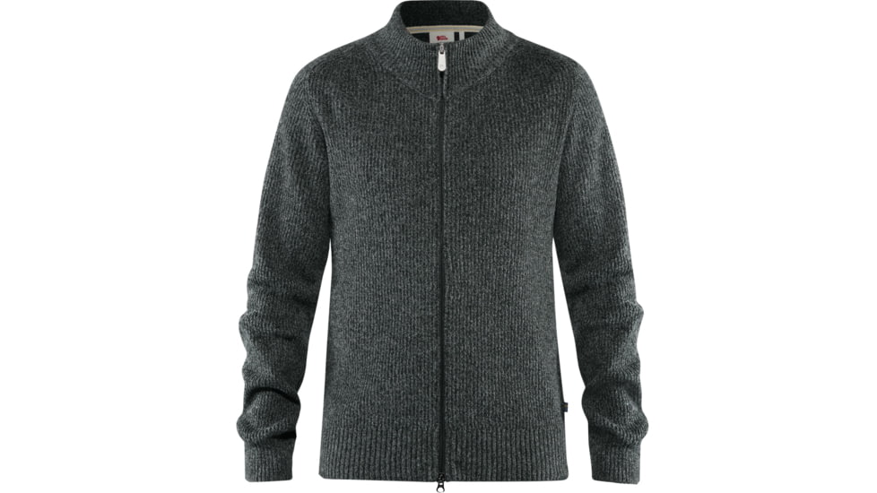 Fjallraven Greenland Re-Wool Cardigan - Mens, Dark Grey, Extra Small, F87226-030-XS