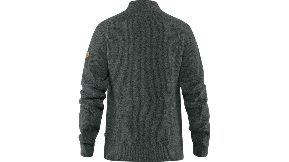 Fjallraven Greenland Re-Wool Cardigan - Mens, Dark Grey, Medium, F87226-030-M