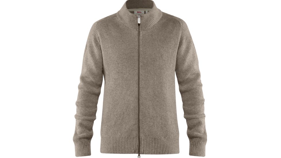 Fjallraven Greenland Re-Wool Cardigan - Mens, Driftwood, Small, F87226-229-S
