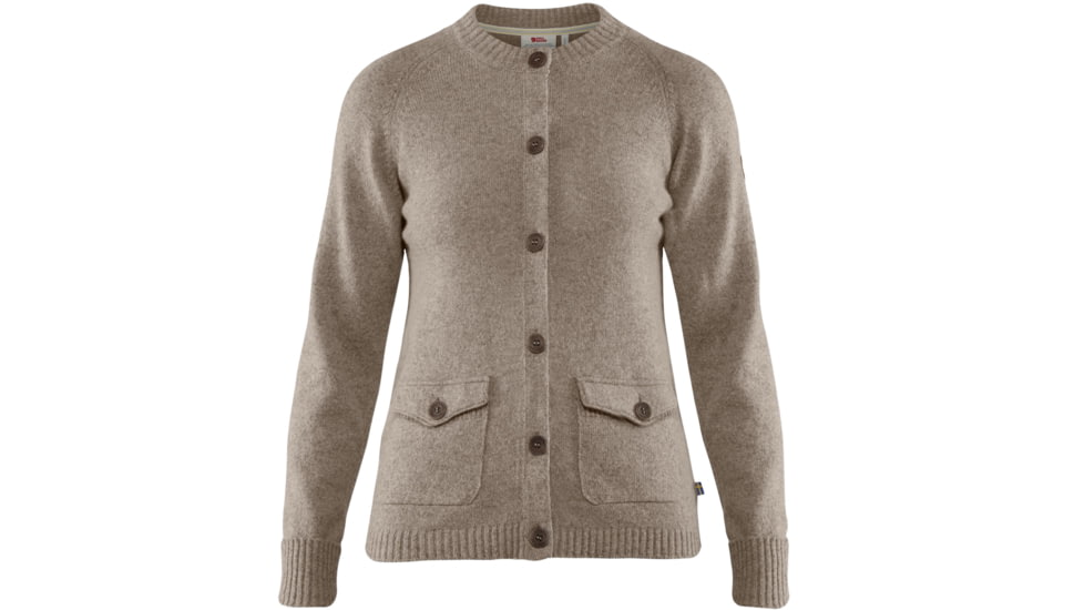 Fjallraven Greenland Re-Wool Cardigan - Womens, Driftwood, Extra Large, F89748-229-XL