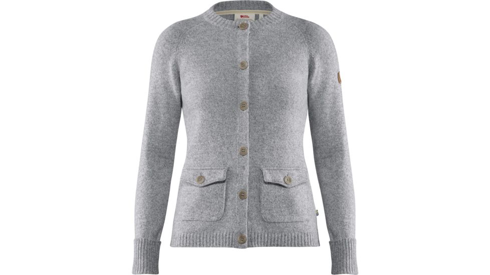 Fjallraven Greenland Re-Wool Cardigan - Womens, Grey, Extra Small, F89748-020-XS