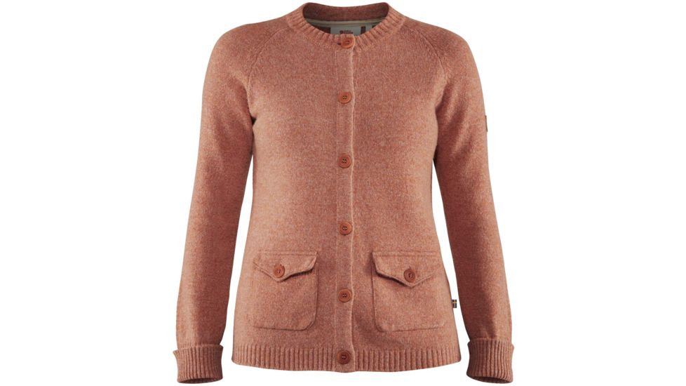 Fjallraven Greenland Re-Wool Cardigan - Womens, Terracotta Pink, Extra Small, F89748-306-XS