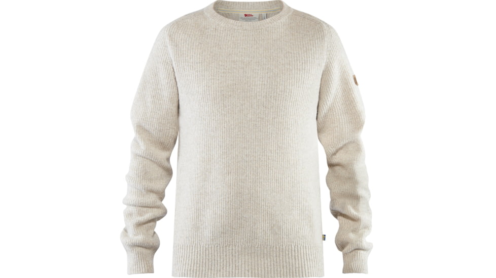 Fjallraven Greenland Re-Wool Crew Neck - Mens, Chalk White, Small, F87227-113-S