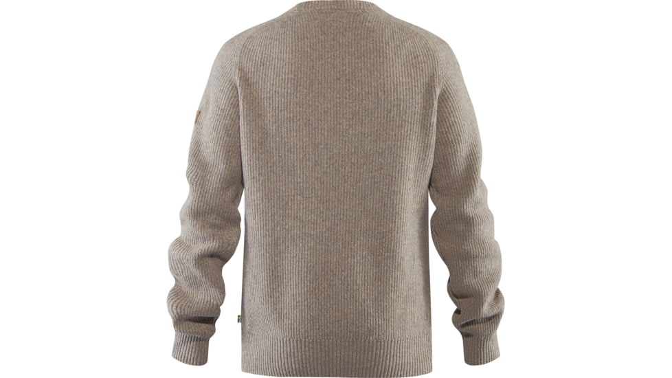 Fjallraven Greenland Re-Wool Crew Neck - Mens, Driftwood, Medium, F87227-229-M