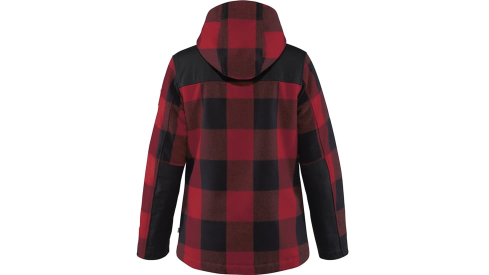 Fjallraven Greenland Re-Wool Jacket - Womens, Red/Black, Extra Large, F89796-320-550-XL