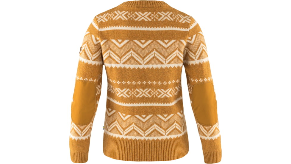 Fjallraven Greenland Re-Wool Pattern Knit - Womens, Acorn, Large, F83523-166-L