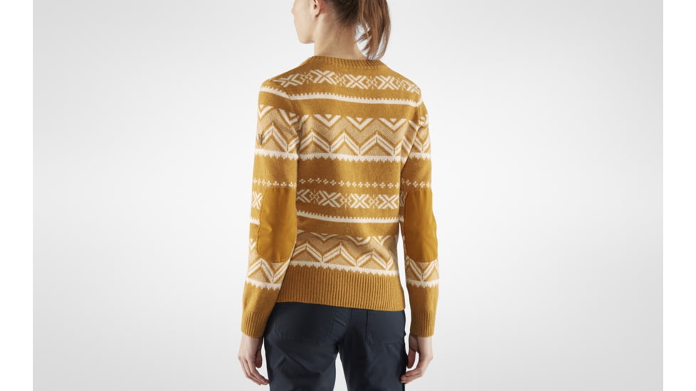 Fjallraven Greenland Re-Wool Pattern Knit - Womens, Acorn, Large, F83523-166-L