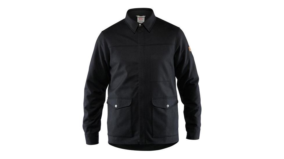 Fjallraven Greenland Re-wool Shirt Jacket - Mens, Black, Extra Small, F82994-550-XS
