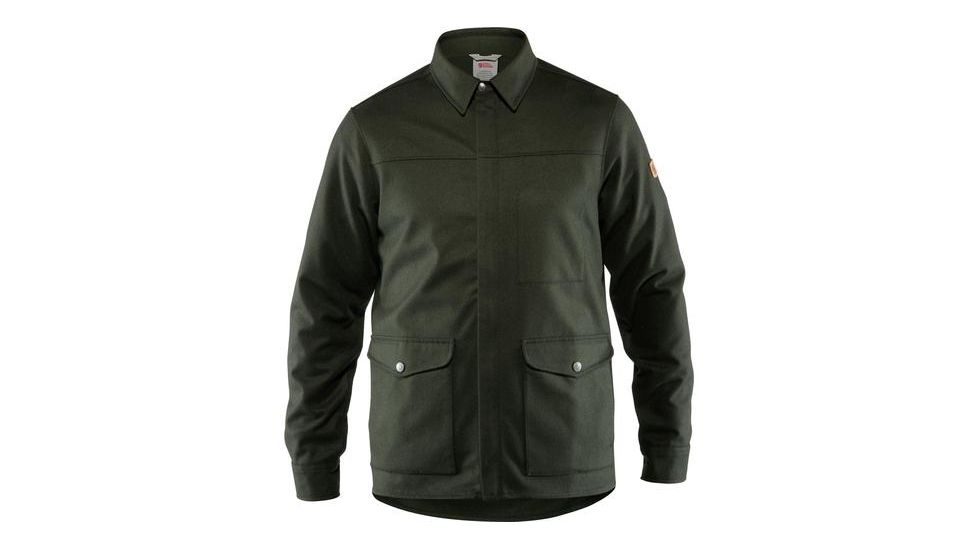 Fjallraven Greenland Re-wool Shirt Jacket - Mens, Deep Forest, Small, F82994-662-S