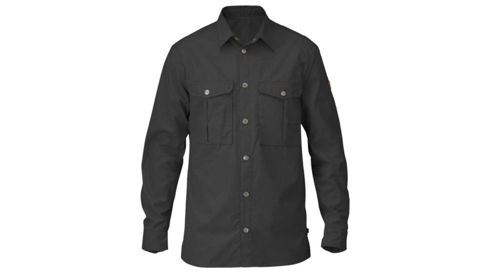 Fjallraven Greenland Shirt - Mens-Dark Grey-Medium