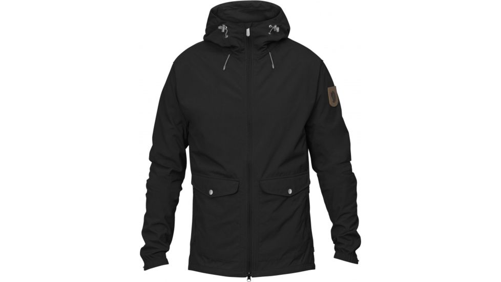 Fjallraven Greenland Wind Jacket Mens, Black, S F87204-550-S