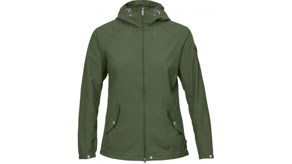 Fjallraven Greenland Wind Jacket Womens, Fern, XS F89986-618-XS