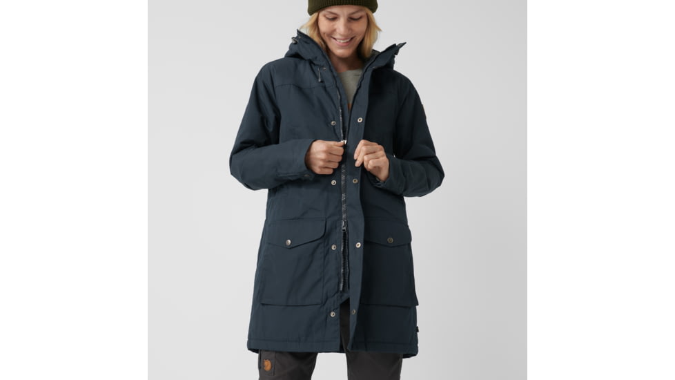 Fjallraven Greenland Winter Parka - Womens, Dark Navy, Large, F89738-555-L