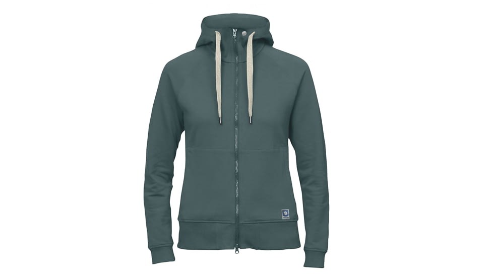 Fjallraven Greenland Zip Hoodie - Womens, Fog, L, F89967-021-L