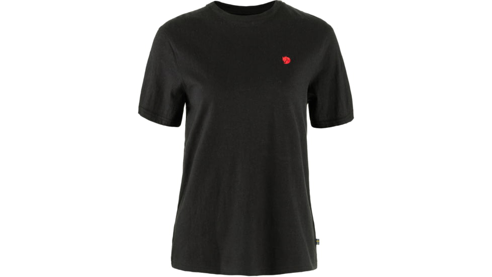 Fjallraven Hemp Blend T-Shirt - Womens, Black, Extra Large, F14600163-550-XL