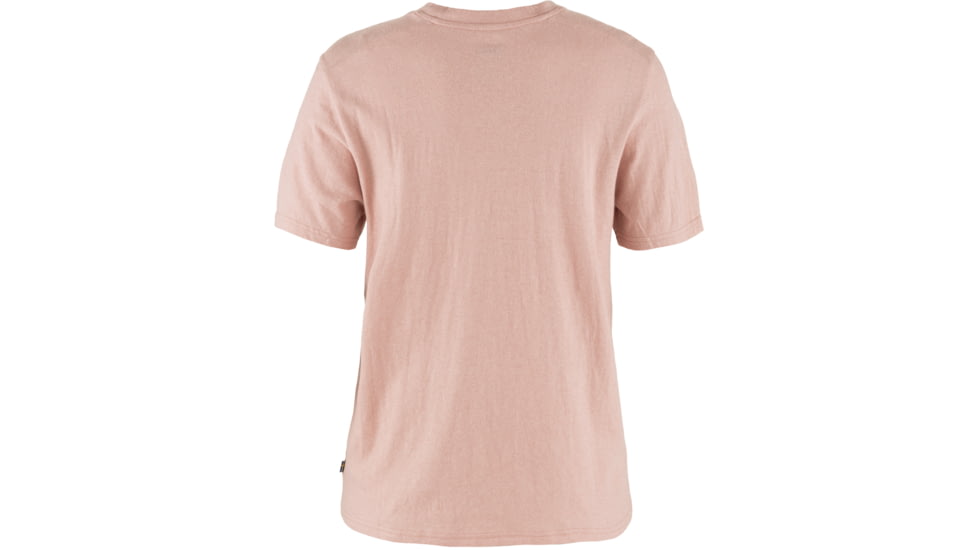 Fjallraven Hemp Blend T-Shirt - Womens, Chalk Rose, Medium, F14600163-302-M