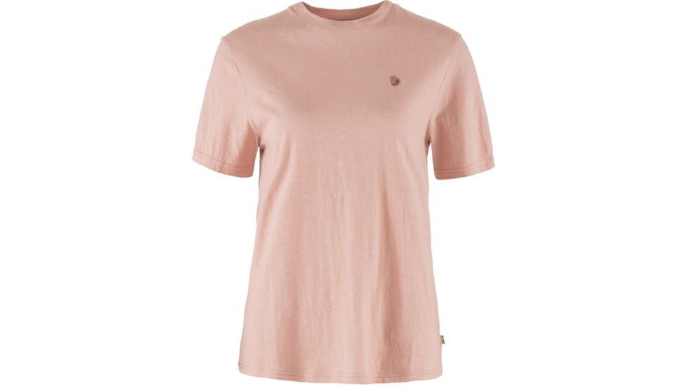 Fjallraven Hemp Blend T-Shirt - Womens, Chalk Rose, Medium, F14600163-302-M