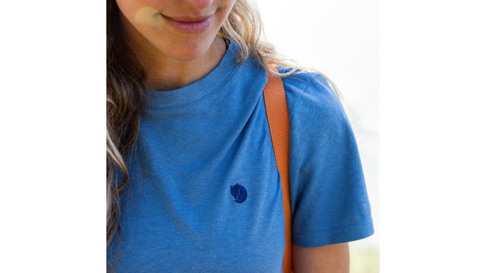 Fjallraven Hemp Blend T-Shirt - Womens, Dawn Blue, Extra Large, F14600163-543-XL