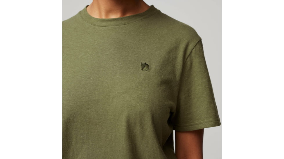 Fjallraven Hemp Blend T-Shirt - Womens, Green, Extra Large, F14600163-620-XL