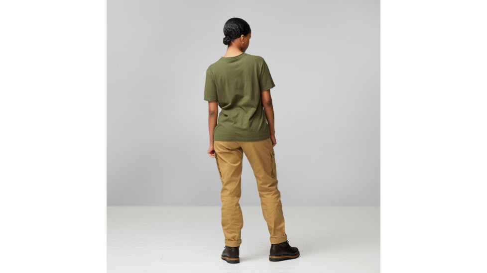 Fjallraven Hemp Blend T-Shirt - Womens, Green, Extra Large, F14600163-620-XL