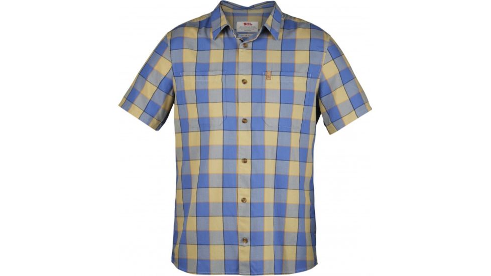 Fjallraven High Coast Big Check Shirt Short Sleeve Mens, UN Blue, S F81527-525-S