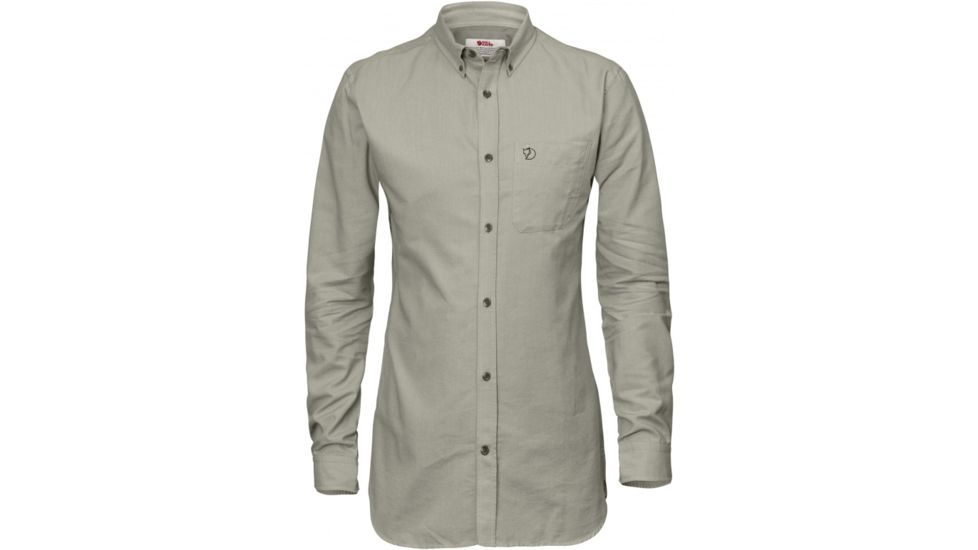 Fjallraven High Coast Flannel Shirt Long Sleeve - Women's-Fog-Small