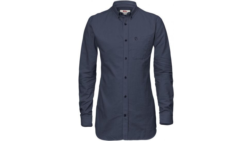 Fjallraven High Coast Flannel Shirt Long Sleeve - Women's-Night Sky-Medium