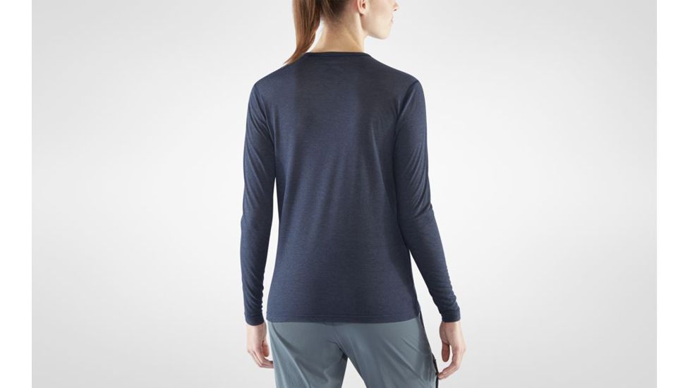 Fjallraven High Coast Lite Long Sleeve Top - Womens, Navy, Medium, F83506-560-M