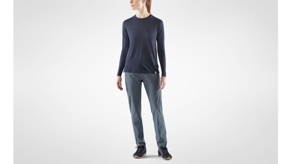 Fjallraven High Coast Lite Long Sleeve Top - Womens, Navy, Medium, F83506-560-M