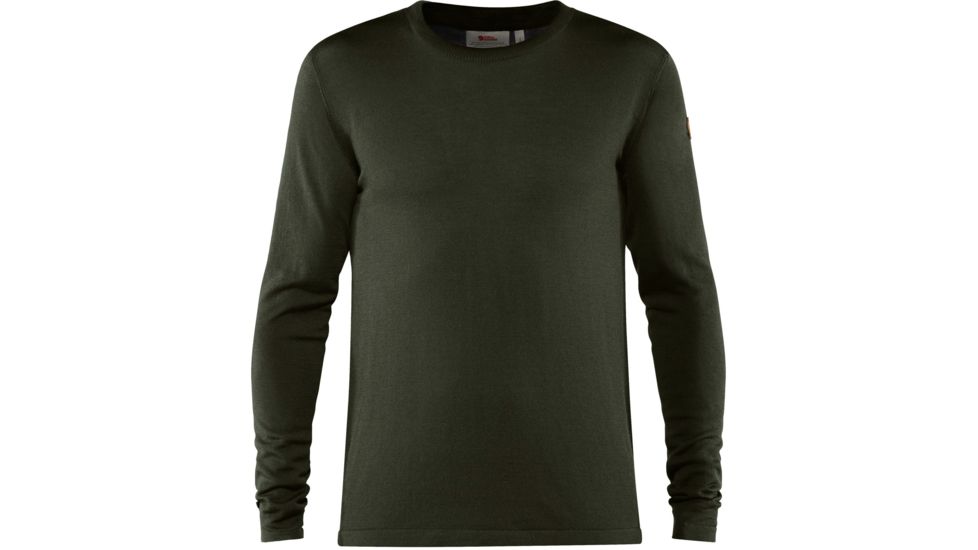 Fjallraven High Coast Lite Merino Knit - Mens, Deep Forest, Medium, F87228-662-M