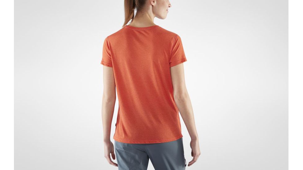 Fjallraven High Coast Lite T-Shirt - Womens, Rowan Red, Extra Small, F83507-333-XS