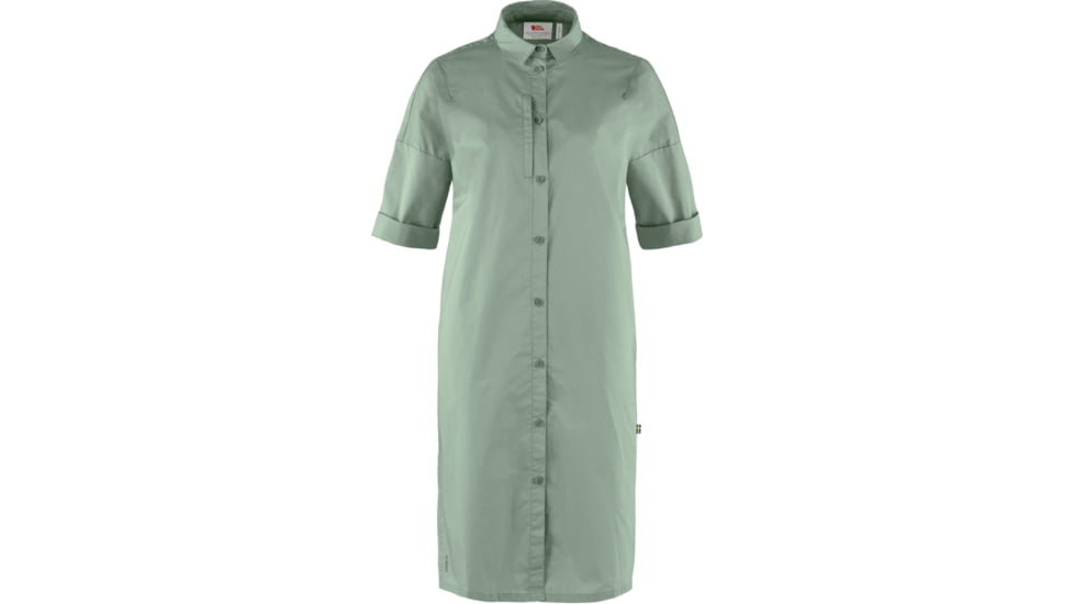 Fjallraven High Coast Shade Dress - Womens, Misty Green, Extra Small, F87098-674-XS